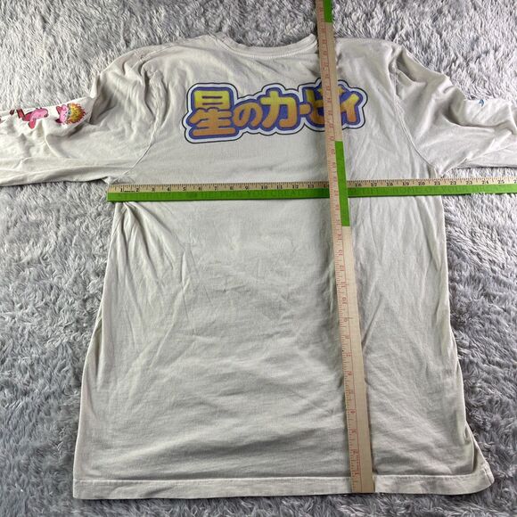 Kirby Shirt Mens Large Ivory Of The Stars Nintendo Hoshi no Kabi Video Game - Picture 10 of 11